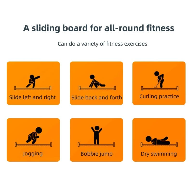 Workout with the help of Unisex Exercise Sliding Mat