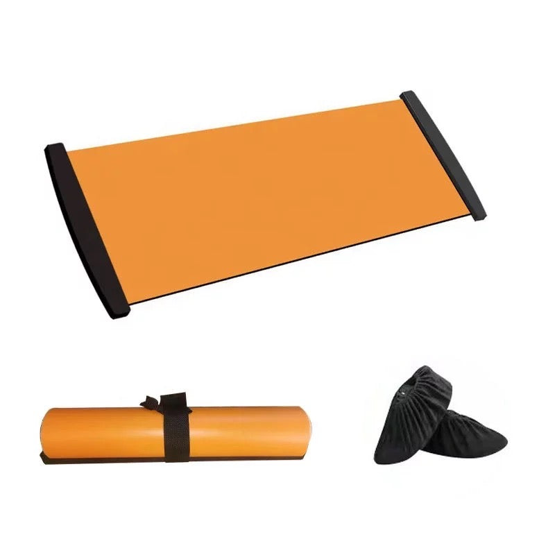 Unisex Exercise Sliding Mat, Skating Leg Core Training Glide Board for