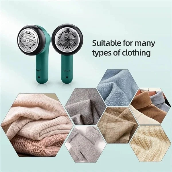Portable USB Rechargeable Lint Remover suitable for many types of cloth