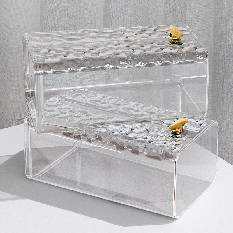 Wall Mount Elegant Tissue Organizer Box Wall Mount Elegant Tissue Organizer Box