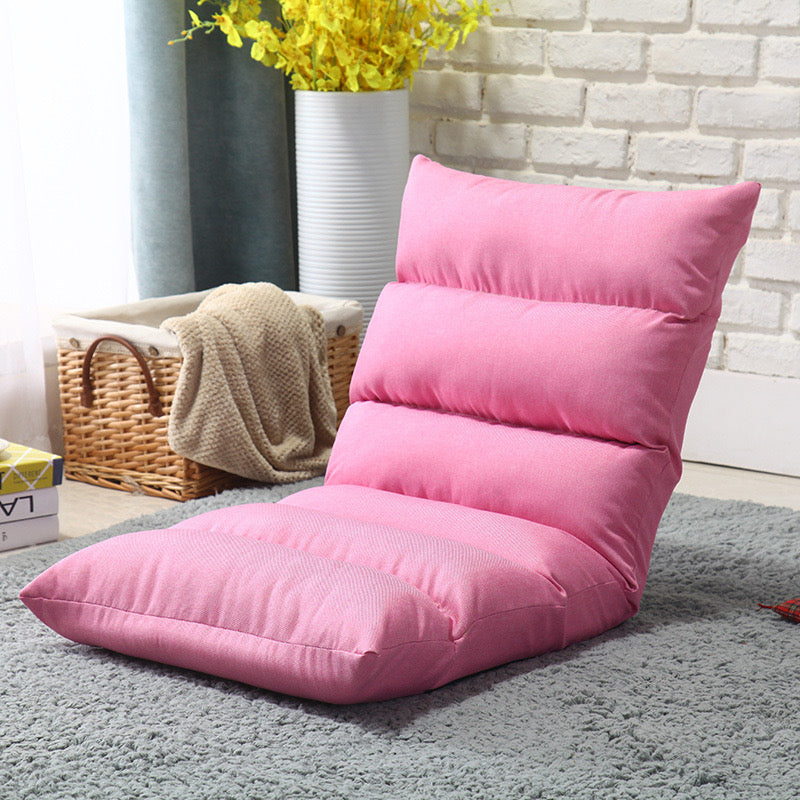 Lazy Comfort Lounge Sofa Bed - Pink Color