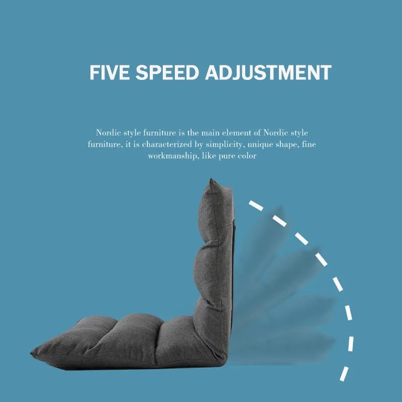 Image displaying the five speed adjustability of Lazy Lounge Sofa Bed