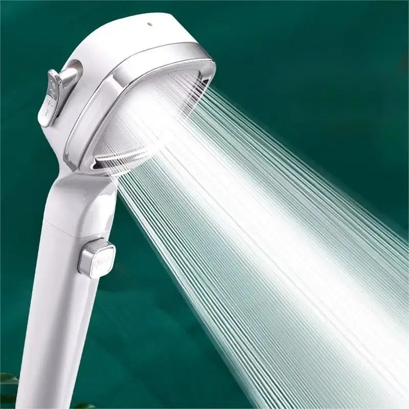 Close-up view of a 4 Modes High-Pressure Shower Head
