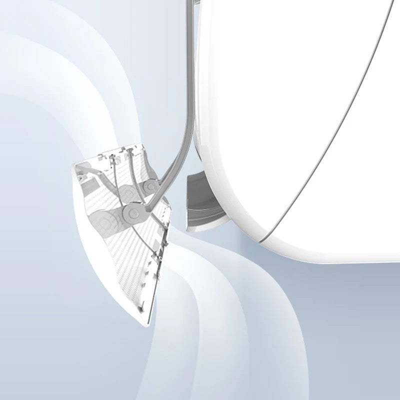 Adjustable Split AC Deflector Windshield [Max Width = 103 CM] - Air Flow View