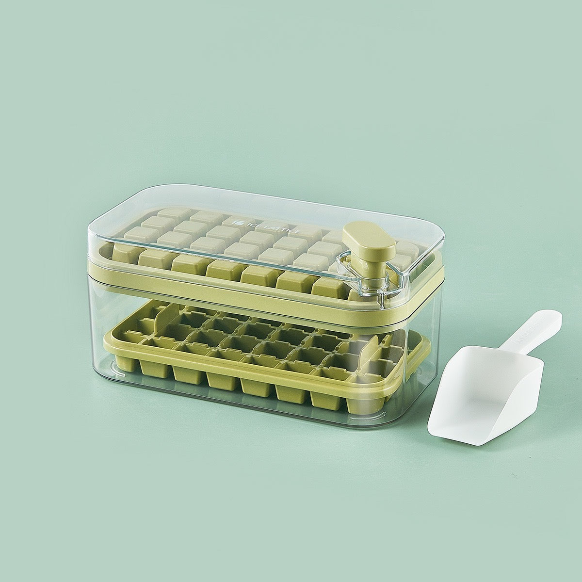 One-Press Transparent Ice Making Mold