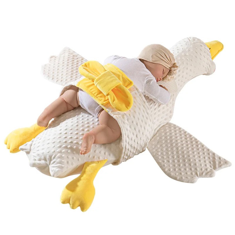 Baby Exhaust Newborns Comfort Pillow, Big White Goose Sleeping Infant Bed