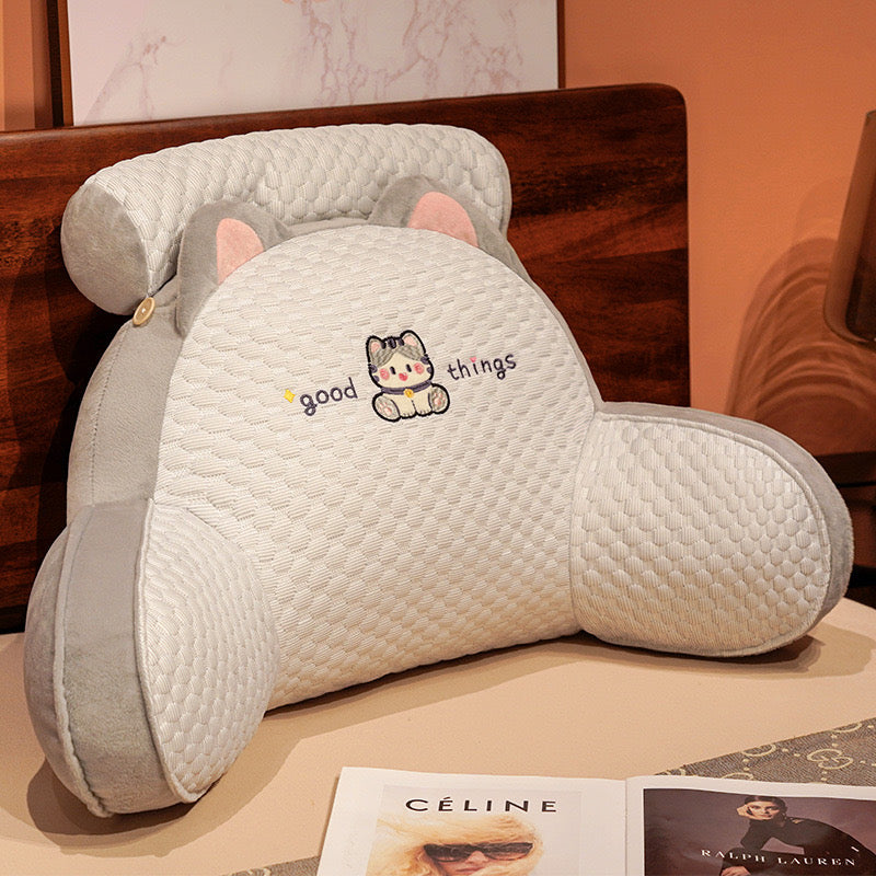 Backrest Reading Pillow On A Bed