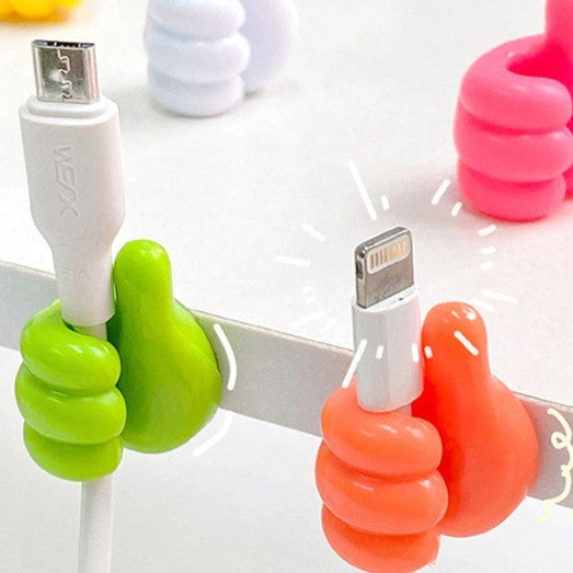 Two Multifunctional Mini Handy Organizer Hook  holding cable