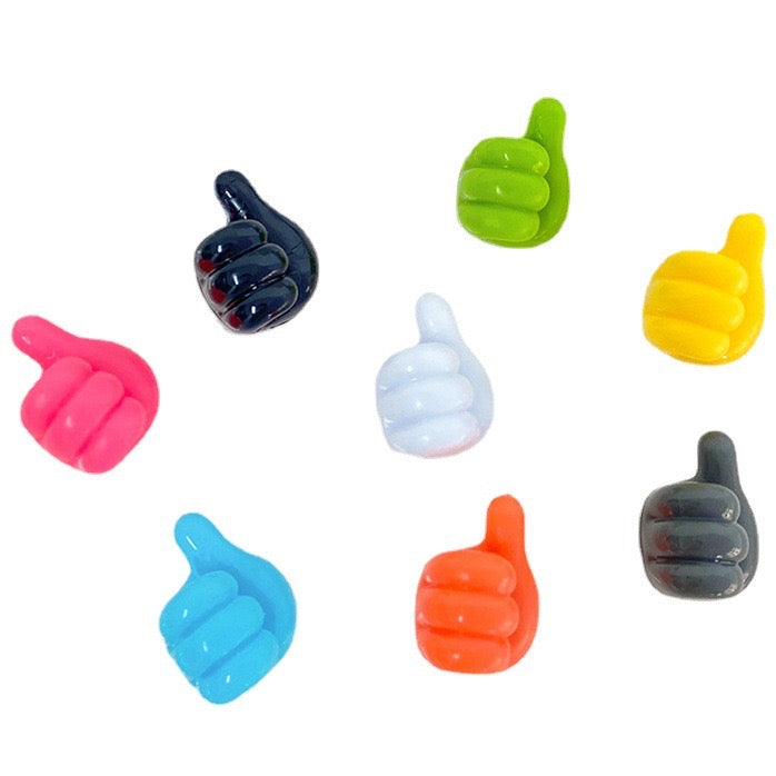Multifunctional Mini Handy Organizer Hook, Silicone Thumb Hook Headphones Cable Manager