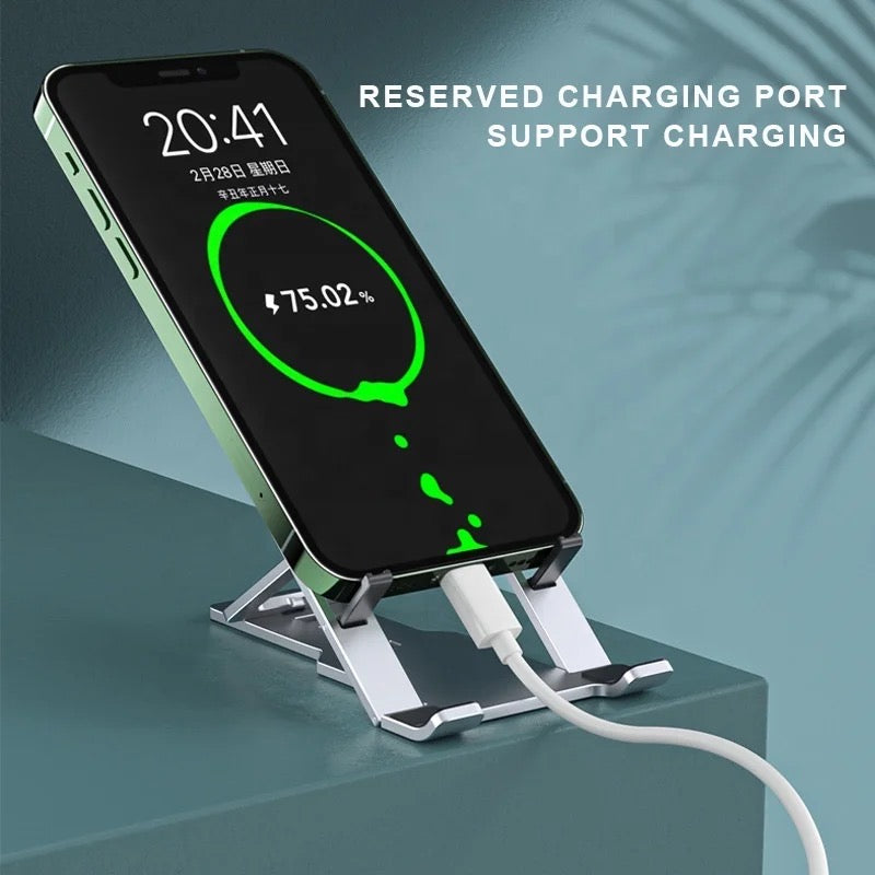 Portable Smartphone Bracket Cradle Dock, Foldable Aluminium Mobile Phone Tablet Holder Bracket Mount Portable Smartphone Bracket Cradle Dock, Foldable Aluminium Mobile Phone Tablet Holder Bracket Mount