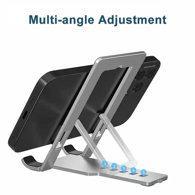 Portable Smartphone Bracket Cradle Dock, Foldable Aluminium Mobile Phone Tablet Holder Bracket Mount Portable Smartphone Bracket Cradle Dock, Foldable Aluminium Mobile Phone Tablet Holder Bracket Mount