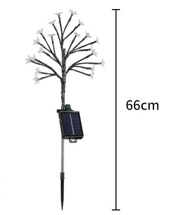 Cherry Blossoms Solar LED Lighting, Tree with 48 Flowers of Cherry Tree Lights
