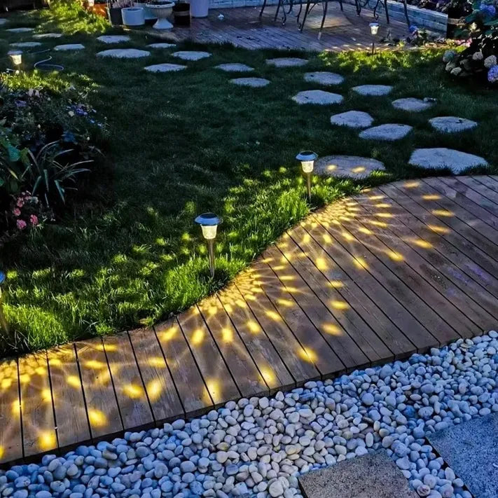 Solar Landscape Pathway Lights, Supper Bright Outdoor Garden IP65 Waterproof Lighting [Pack Of 2 Pcs]