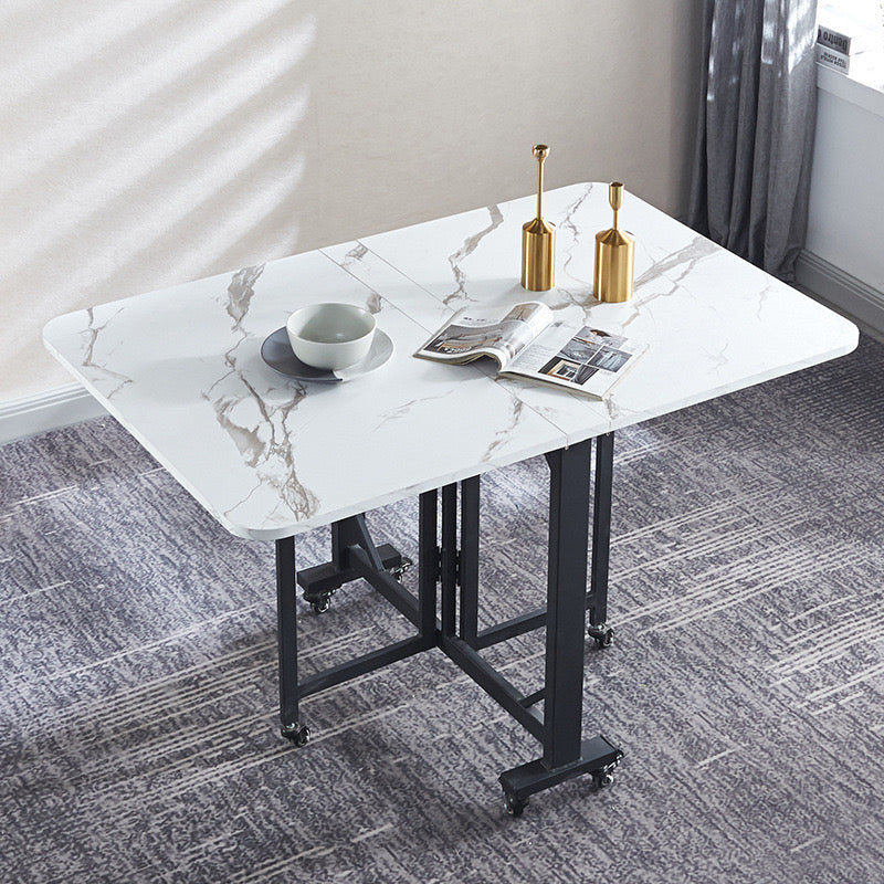 Multifunctional Folding Dining Table - White color
