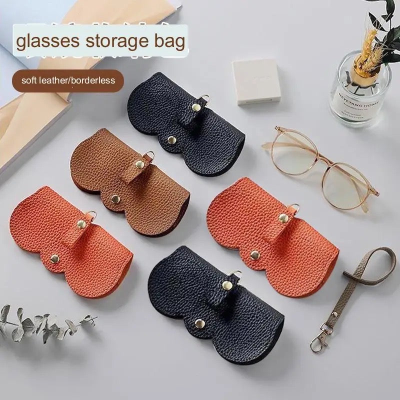 Unisex Portable Glasses Bag - Protective Case with Chain for Sunglasses Unisex Portable Glasses Bag - Protective Case with Chain for Sunglasses