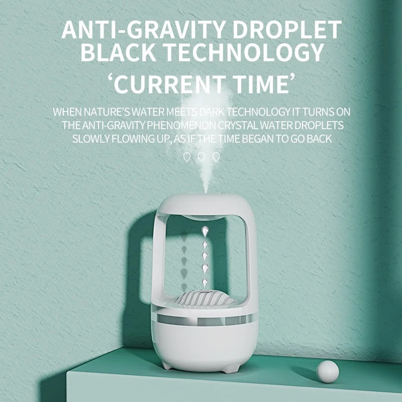 Anti-Gravity Water Drop Humidifier with Aromatherapy - Desktop Air Diffuser Anti-Gravity Water Drop Humidifier with Aromatherapy - Desktop Air Diffuser