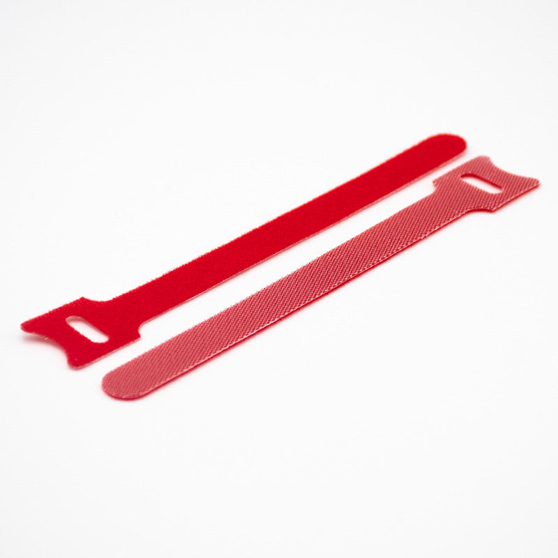 Reusable Wire and Cable Ties Strap - Red color 