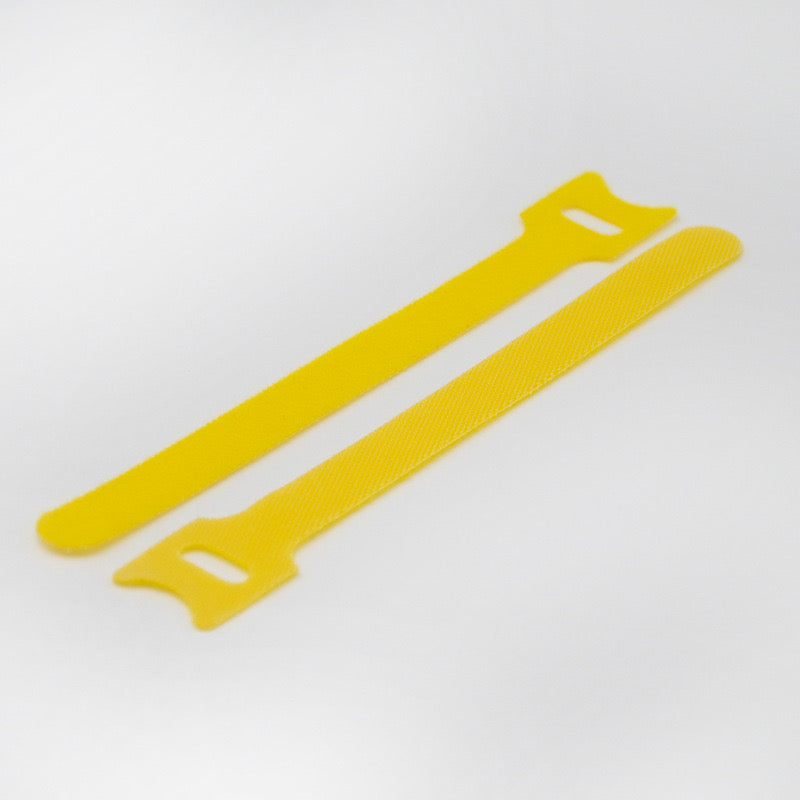 Reusable Wire and Cable Ties Strap - Yellow color 