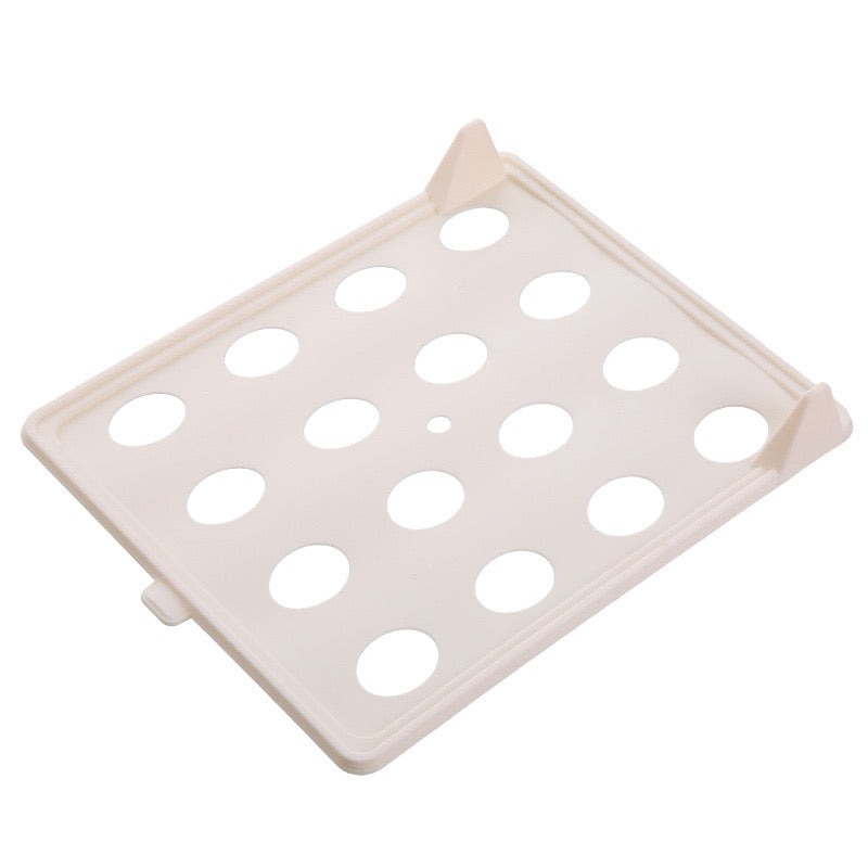 Wardrobe Clothes Stacking Organizer - Beige color