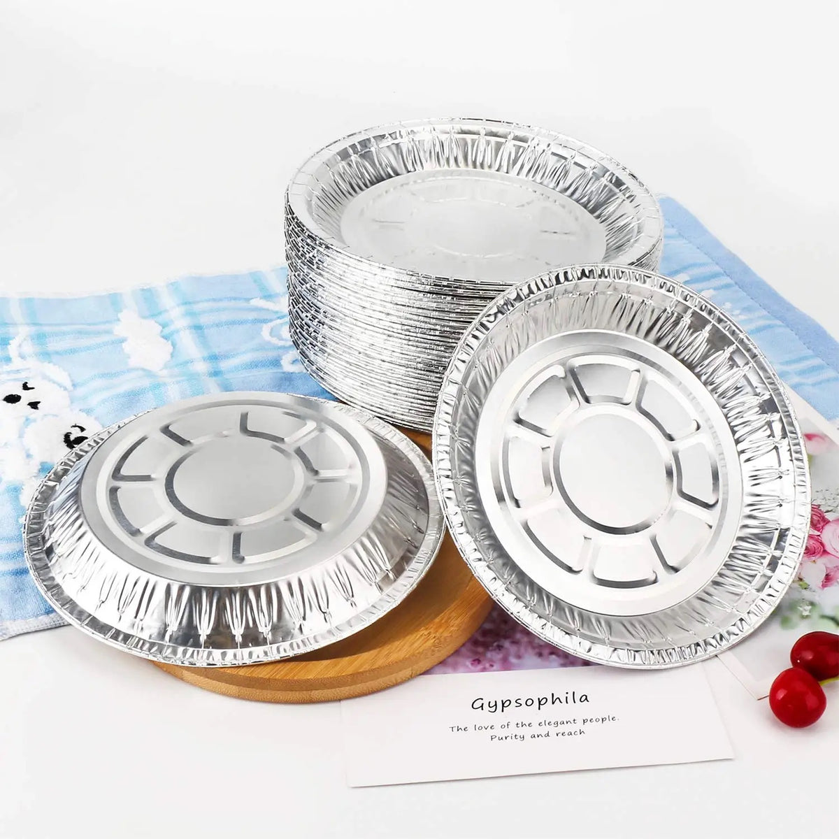 Multiple number of Aluminum Foil Plate - Product showcase 