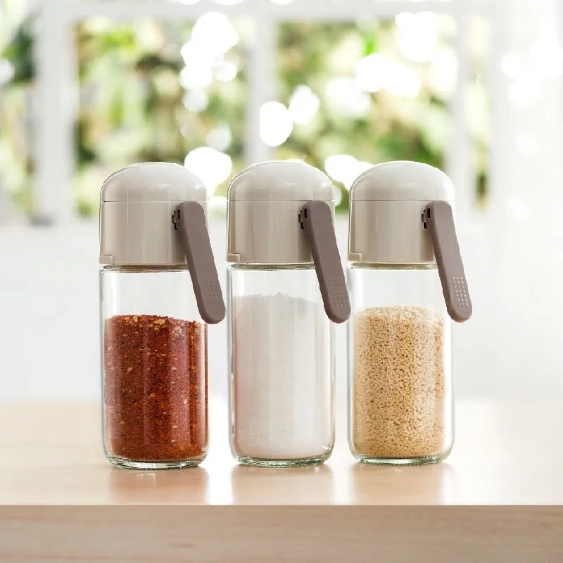 220ml Controlled Moisture-Proof Seasoning Bottle, Salt Dispenser