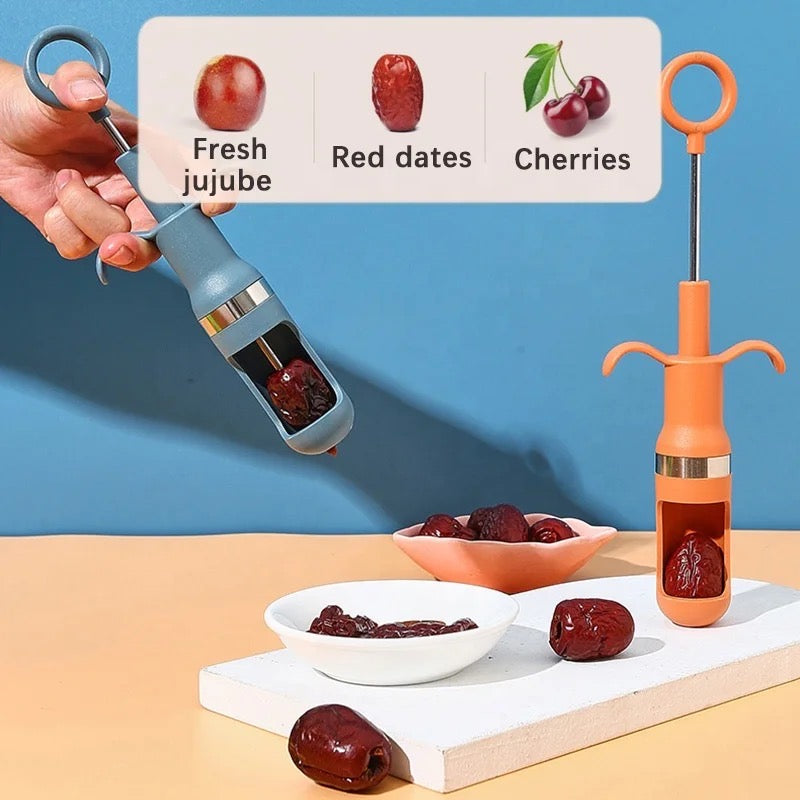 One-Hand Operation Date Fruit Pitter Tool One-Hand Operation Date Fruit Pitter Tool