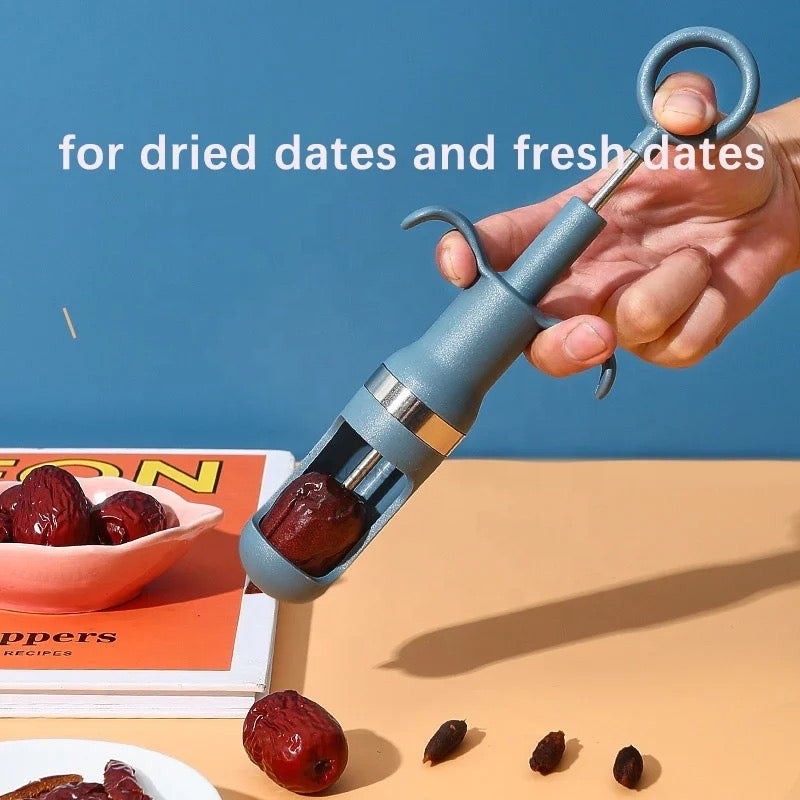 One-Hand Operation Date Fruit Pitter Tool One-Hand Operation Date Fruit Pitter Tool
