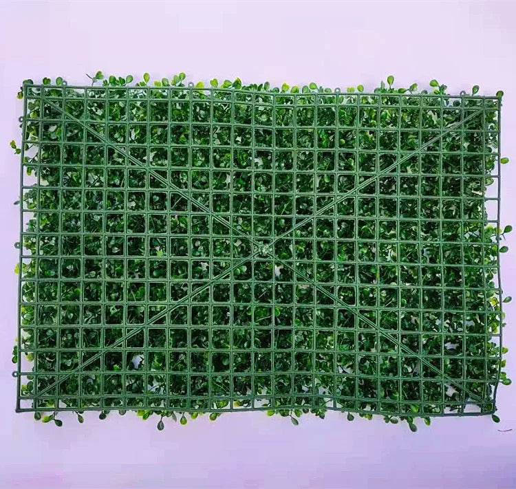 Showcasing the back side of Artificial Grass Plant 