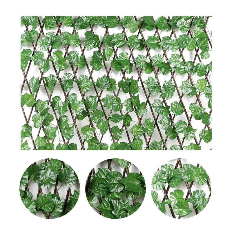 Showcasing Artificial leaf fence