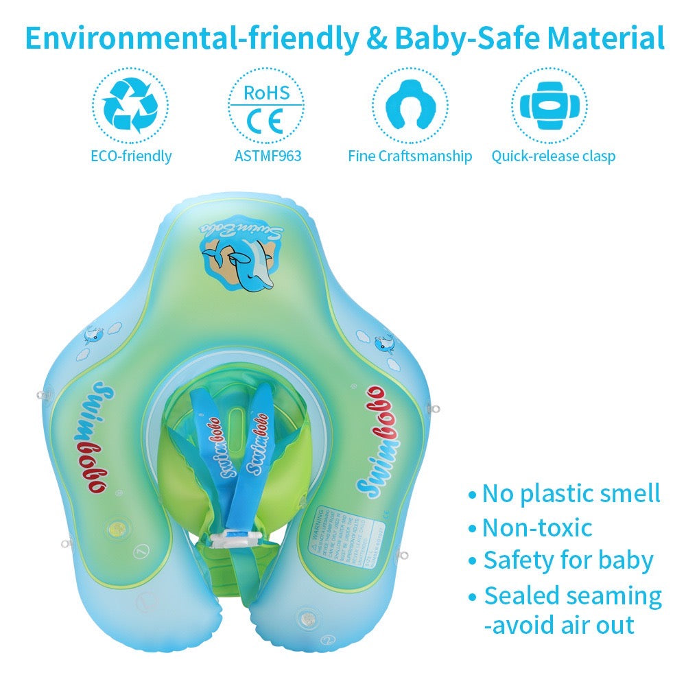 Inflatable Baby Swimming Float with Canopy