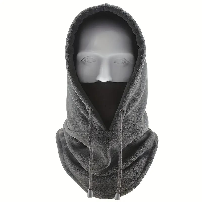 Insulated Thermal Windproof Balaclava Face Mask in Gray