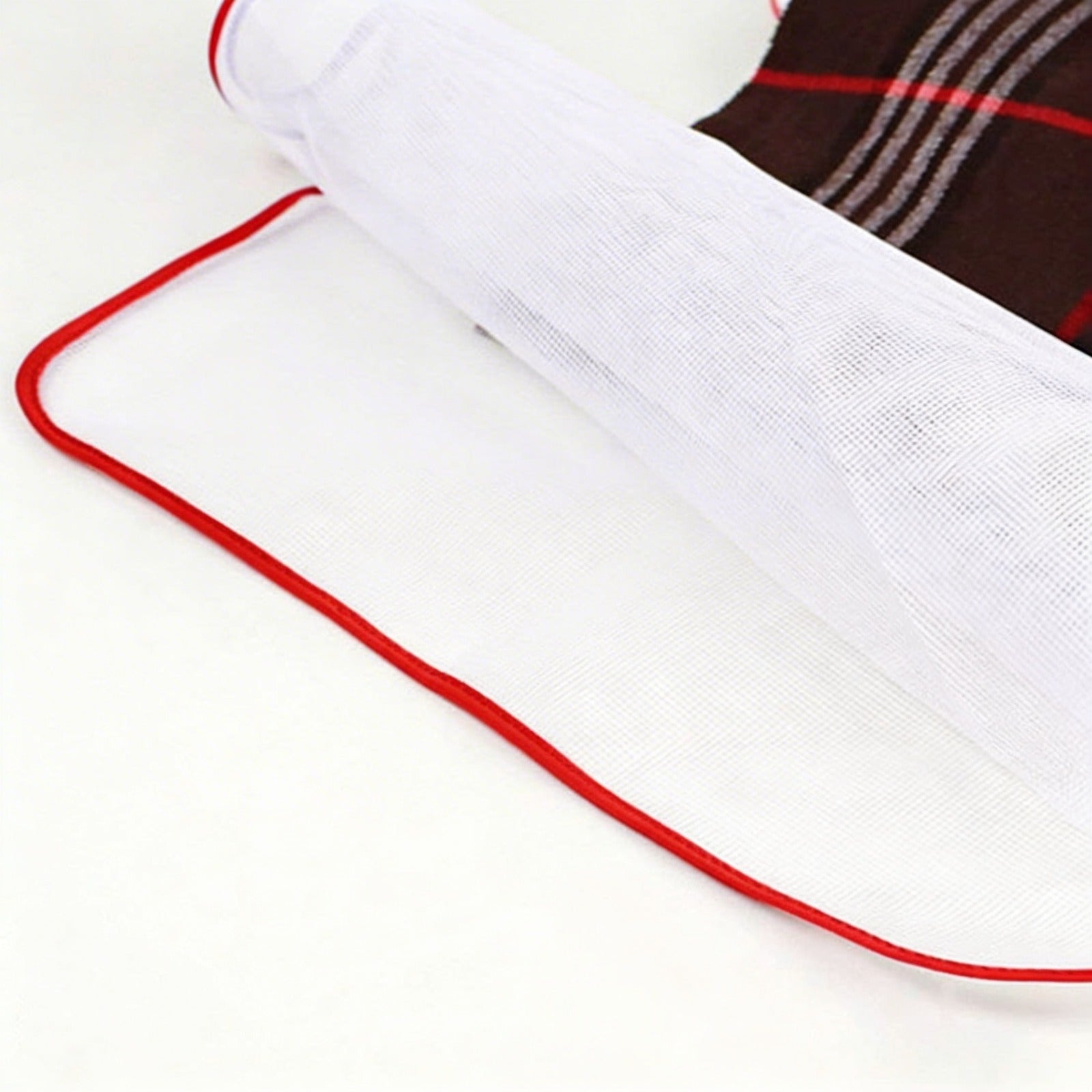 Folded Ironing Mesh Protective Cloth Pad.