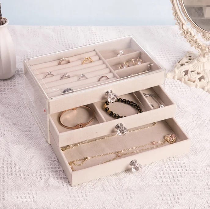 Jewelry Organizer Box Organized With Jewelries.