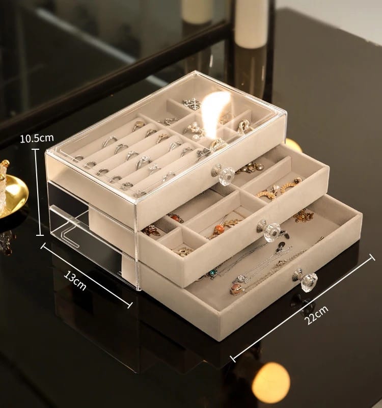 Size Of Jewelry Organizer Box.