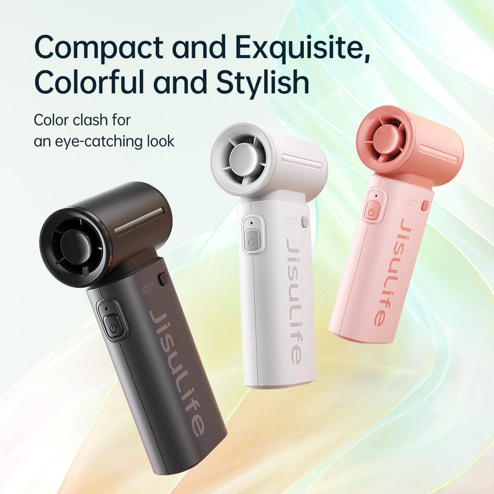 JisuLife Handheld Fan Life9, High Capacity Mini Portable Rechargeable Fan