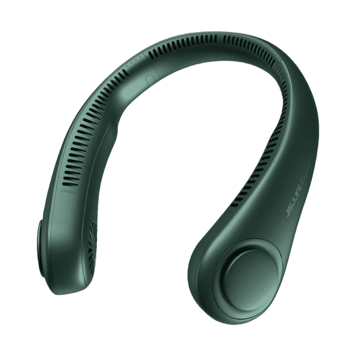A Jisulife Neck Fan Life 3 in Green Color.