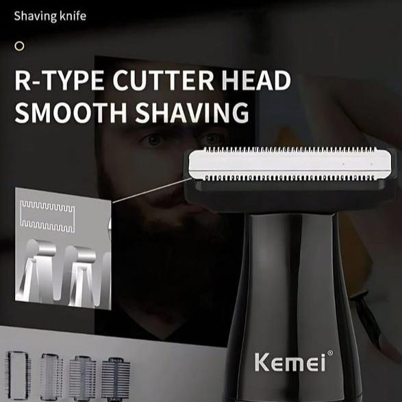 Kemei Professional Design  3 in 1 Electric Multi-function Men's Grooming Set.