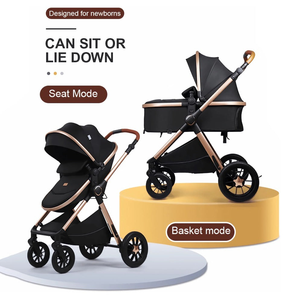 Seat Mode and Basket Mode Of Kidilo 3  in 1 Baby Travel System.