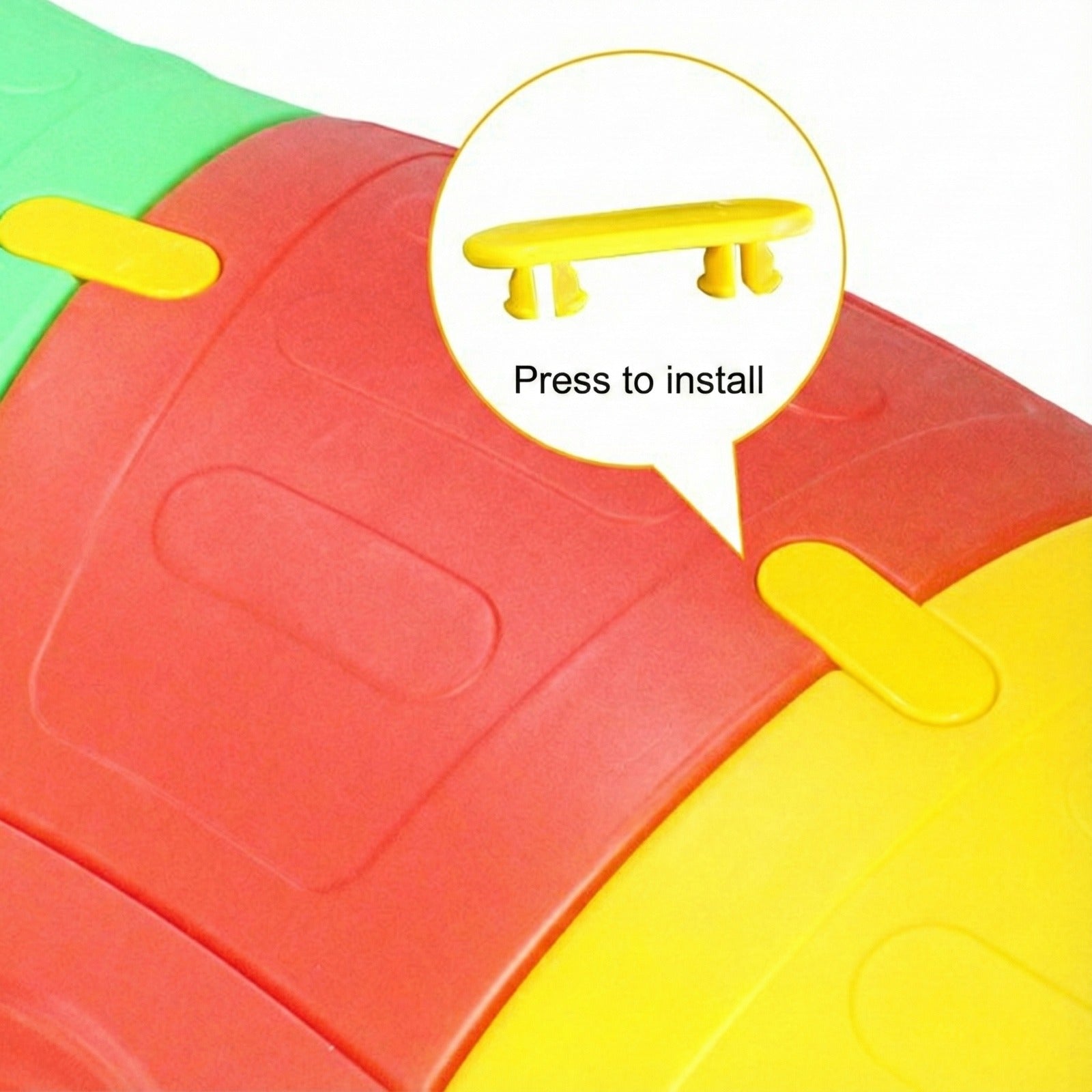 Design Details of Kids Caterpillar Play Tunnel Climb & Crawl Toy.