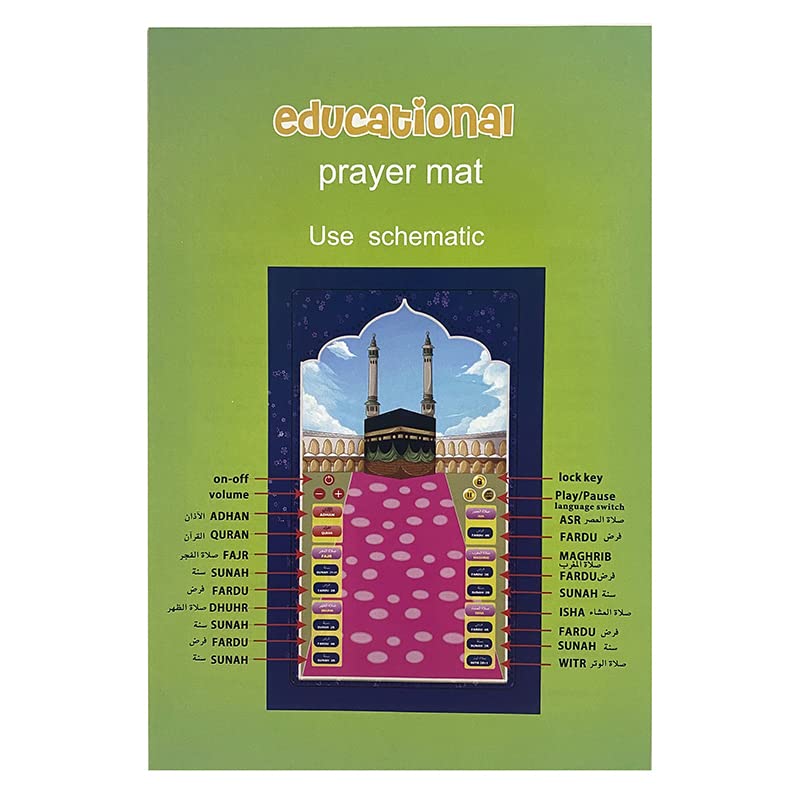 Design Details Of Kids Educational Prayer Mat.