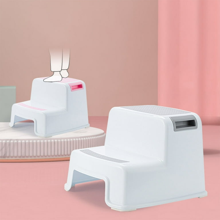 Kids Step Stool, Toddler 2 Step Ladder Stool, Anti -Slip Step Stool Kids Step Stool, Toddler 2 Step Ladder Stool, Anti -Slip Step Stool
