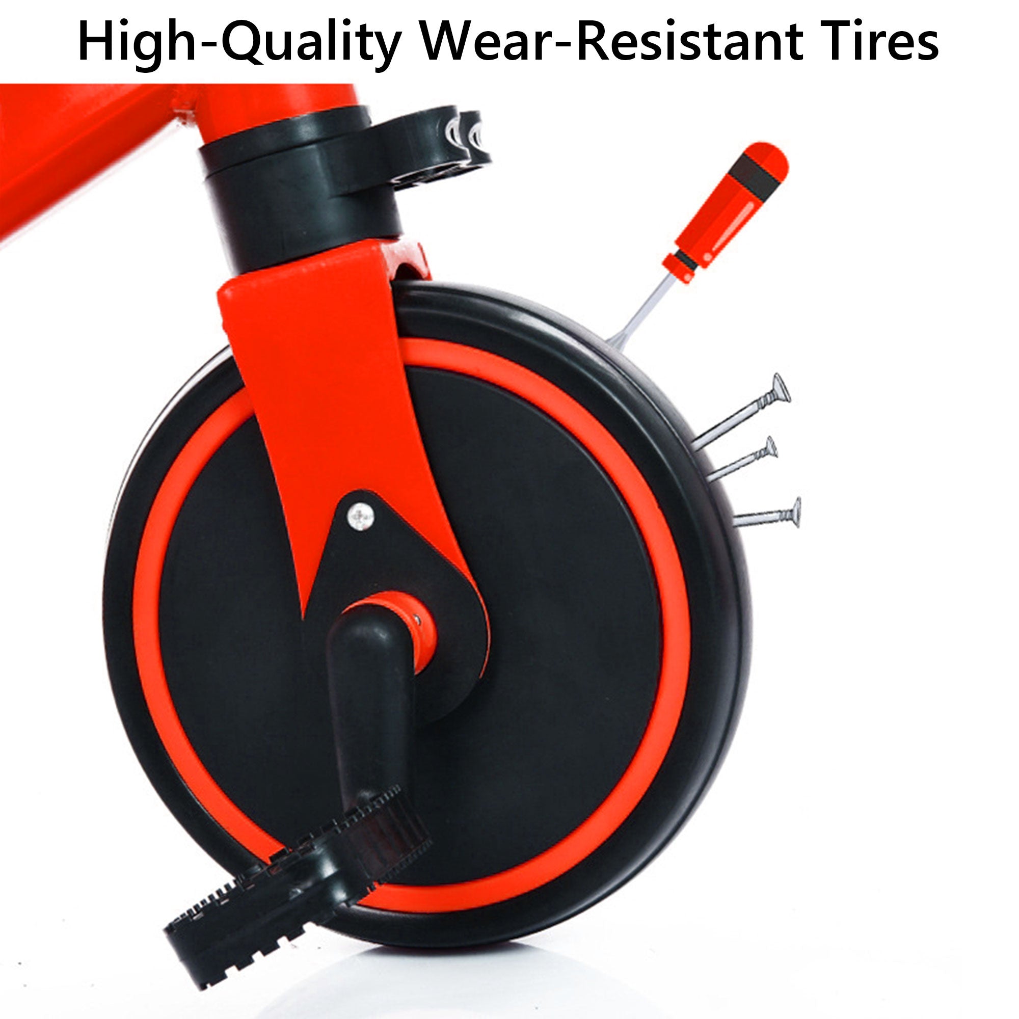 Tire Of Kids Tricycle.