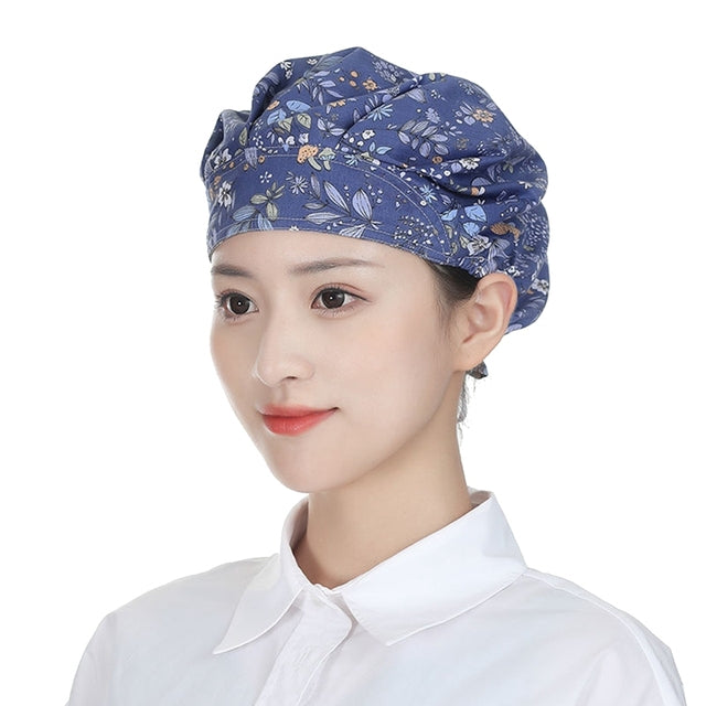 Kitchen Household Adjustable Cooking Chef Cap for Women Kitchen Household Adjustable Cooking Chef Cap for Women