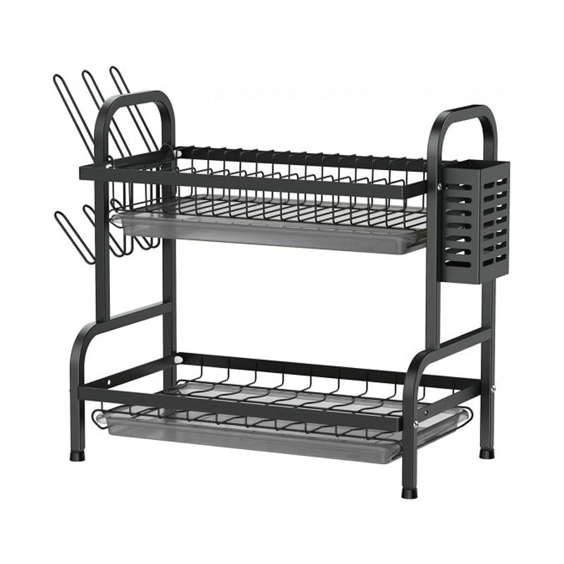 Kitchen Dish Drying Rack in black color