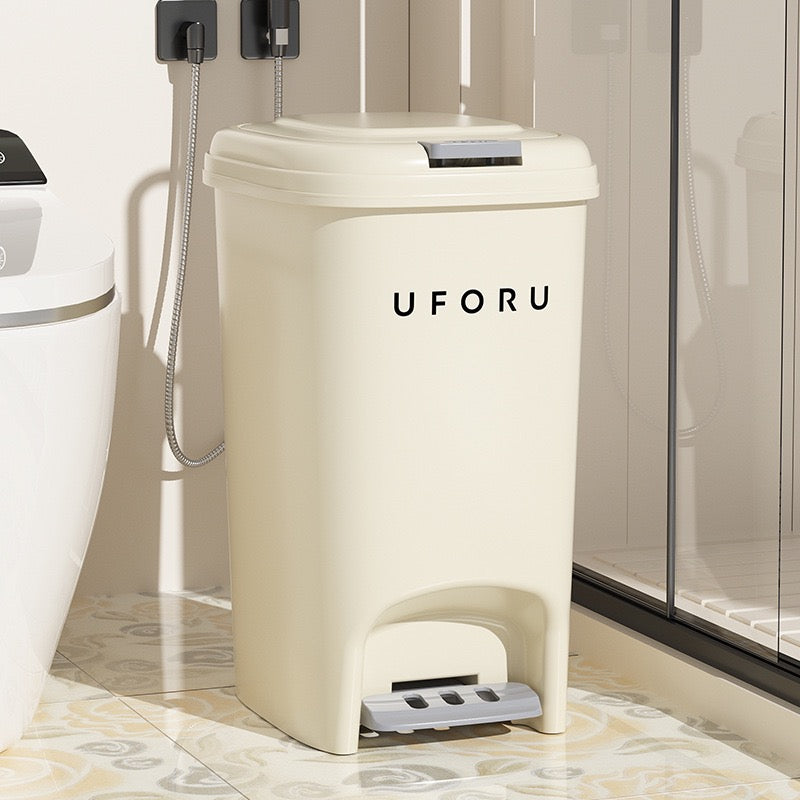 Kitchen Garbage Basket With Lid, Large Capacity Trash Can, Household Dustbin With Pedal Kitchen Garbage Basket With Lid, Large Capacity Trash Can, Household Dustbin With Pedal