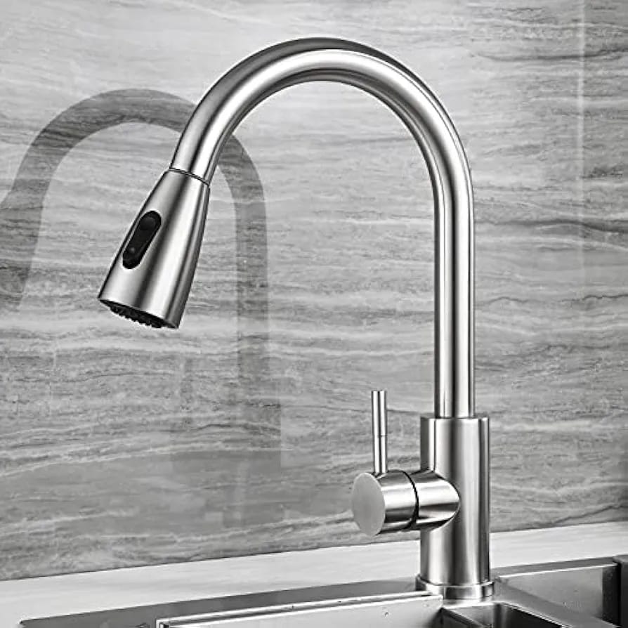 Multi-functional Kitchen Pull Out Tap, Stainless Steel Kitchen Sink Faucet with Sprayer Multi-functional Kitchen Pull Out Tap, Stainless Steel Kitchen Sink Faucet with Sprayer