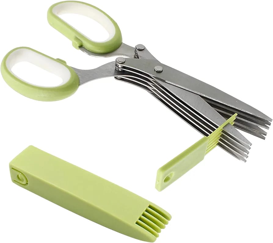 5 Blade Kitchen Scissor  with Handy Cleaning Comb.