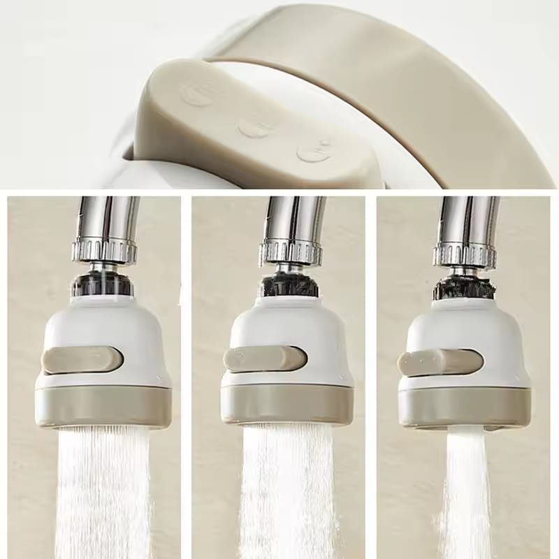 3 Modes Of Kitchen Shower Faucet Tap Head.