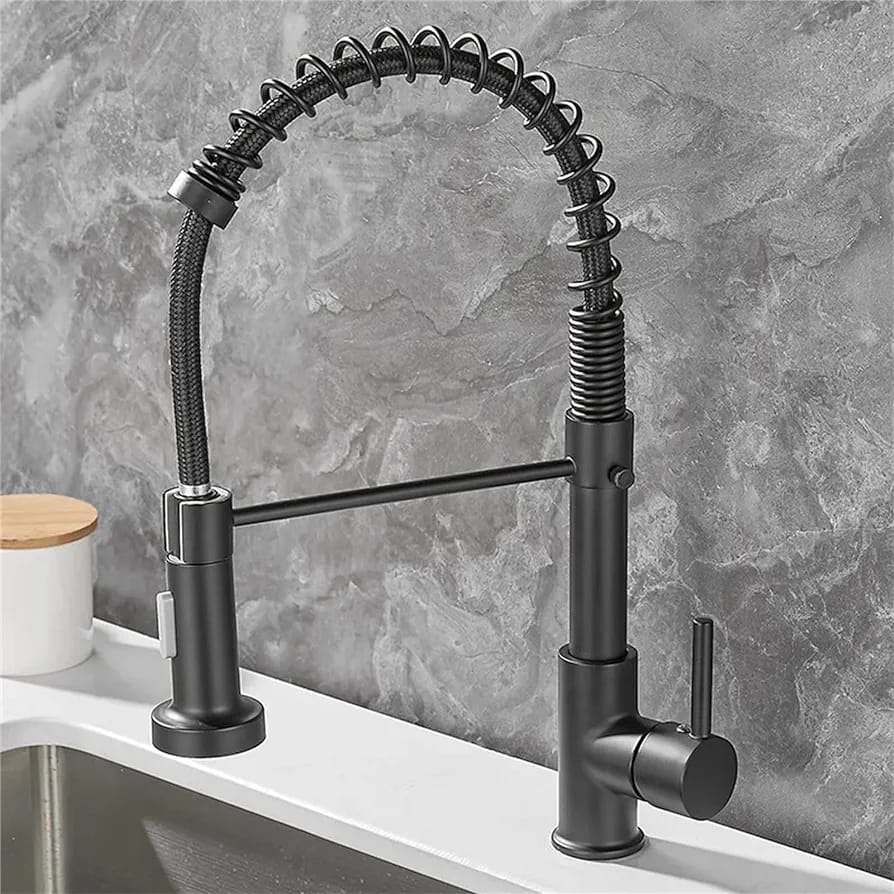 Kitchen Faucet with Pull Down Sprayer, 360° Rotation Hot and Cold Kitchen Sink Mixer Tap Kitchen Faucet with Pull Down Sprayer, 360° Rotation Hot and Cold Kitchen Sink Mixer Tap