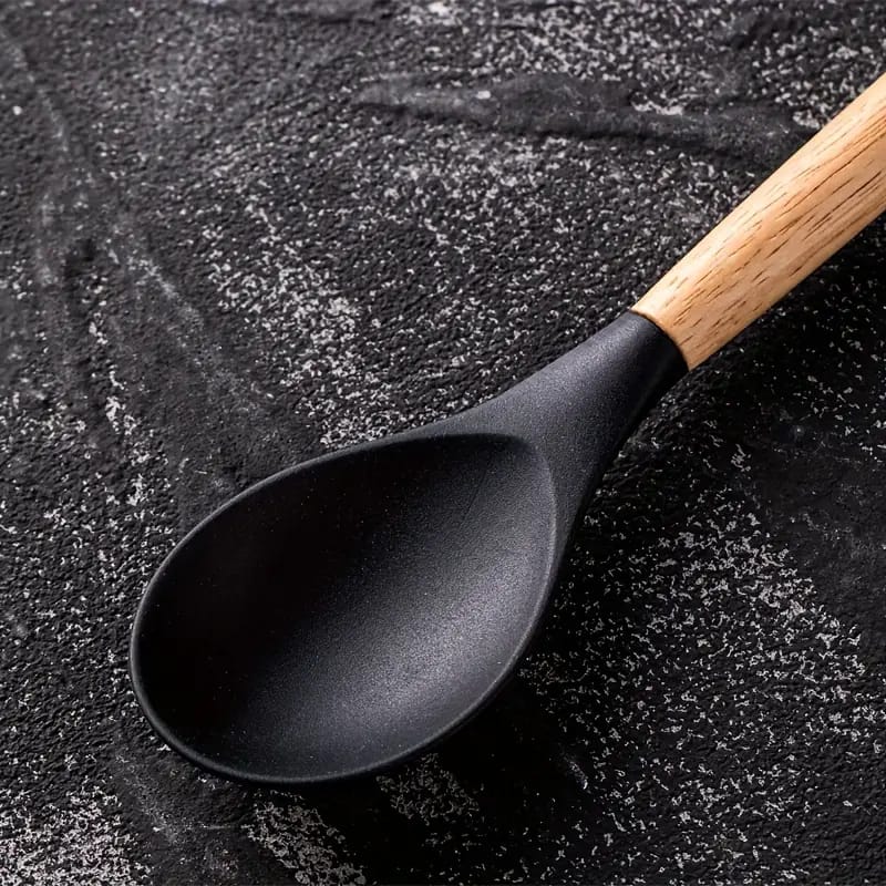 Kitchen Spoon Utensil Set, 5 Pcs Silicone Spatula Cooking Set Kitchen Spoon Utensil Set, 5 Pcs Silicone Spatula Cooking Set
